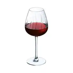Carrefour Lot de 4 verres à pied Swirly offre
