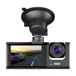 Carrefour KOOLSTAR Caméra embarquée Dash Cam voiture triple offre