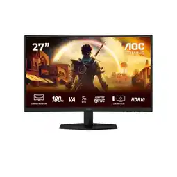 Carrefour AOC Ecran d'ordinateur Gaming incurvé - 27'' offre