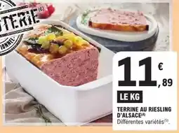 E.Leclerc Terrine au riesling d'alsace offre