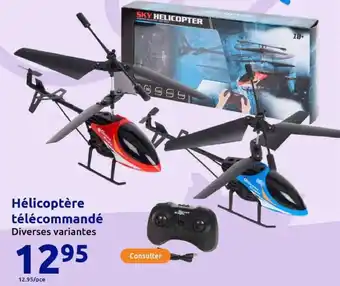 Action Hélicoptère télécommandé offre