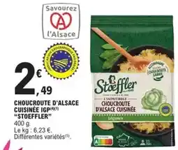 E.Leclerc Stoeffler - choucroute d'alsace cuisinée igp offre