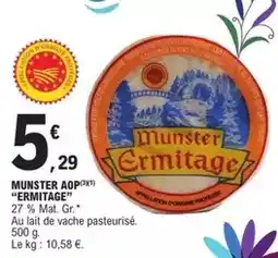 E.Leclerc Ermitage - munster aop offre