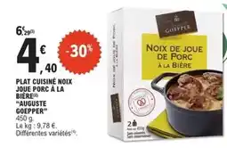 E.Leclerc Plat cuisiné noix joue porc a la biere offre