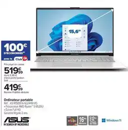 Carrefour Asus - ordinateur portable offre