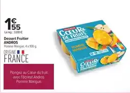 Carrefour Andros - dessert fruitier offre