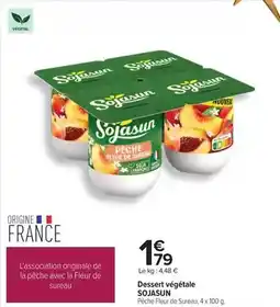 Carrefour Sojasun - dessert végétale offre