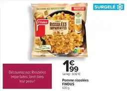 Carrefour Findus - pomme rissolées offre