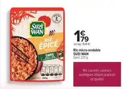 Carrefour Suzi wan - riz micro-ondable offre