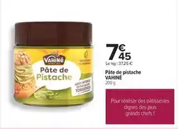 Carrefour Vahiné - pâte de pistache offre