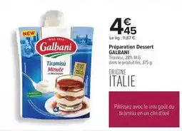 Carrefour Galbani - préparation dessert offre