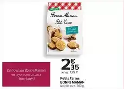 Carrefour Bonne maman - petits carres offre