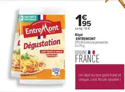 Carrefour Entremont - râpé offre
