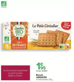 Carrefour Céréal bio - biscuits offre