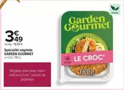Carrefour Garden gourmet - spécialité végétale offre