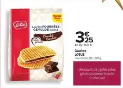 Carrefour Lotus - gaufres offre
