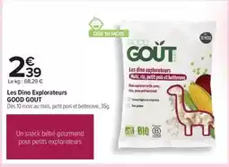 Carrefour Good gout - les dino explorateurs offre