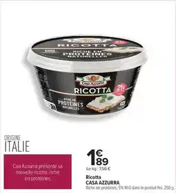 Carrefour Casa azzurra - ricotta offre
