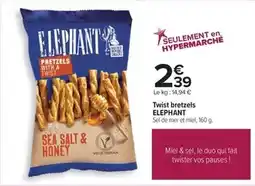 Carrefour Elephant - twist bretzels offre