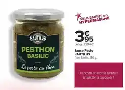 Carrefour Nautilus - sauce pesto offre
