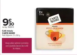 Carrefour Carte noire - café moulu offre