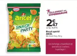 Carrefour Ancel - biscuit aperitif offre