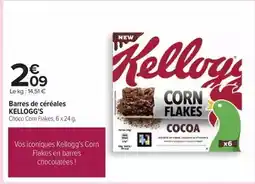 Carrefour Kellogg's - barres de céréales offre