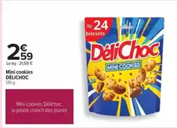 Carrefour Délichoc - mini cookies offre