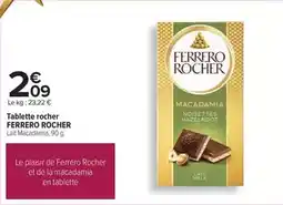 Carrefour Ferrero rocher - tablette rocher offre