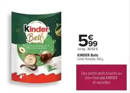 Carrefour Ferrero rocher - kinder balls offre