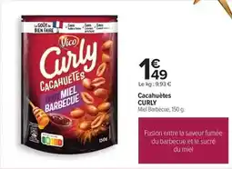 Carrefour Curly - cacahuètes offre