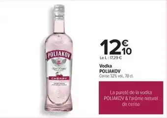 Carrefour Poliakov - vodka offre
