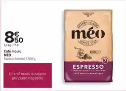 Carrefour Méo - café moulu offre