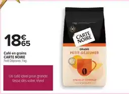 Carrefour Carte noire - café en grains offre