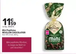 Carrefour Révillon - mini papillotes chocolatier offre