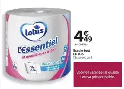 Carrefour Lotus - essuie tout offre