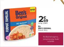Carrefour Ben's original - riz offre