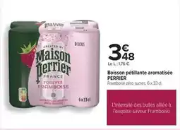 Carrefour Perrier - boisson pétillante aromatisée offre