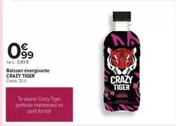 Carrefour Crazy tiger - boisson énergisante offre