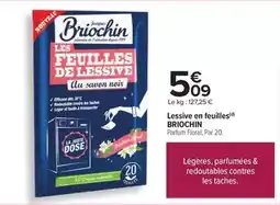 Carrefour Facile - lessive en feuilles offre