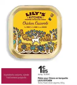 Carrefour Pâtée pour chiens en barquette offre