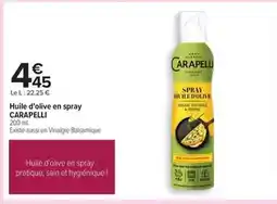 Carrefour Carapelli - huile d'olive en spray offre
