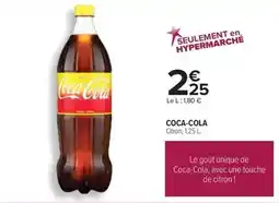 Carrefour Coca cola - citron offre