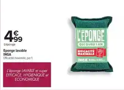 Carrefour Éponge lavable offre