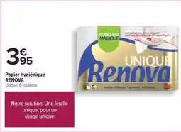 Carrefour Renova - papier hygiénique offre