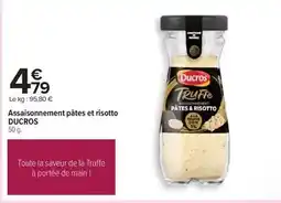 Carrefour Ducros - assaissonnement pâtes et risotto offre