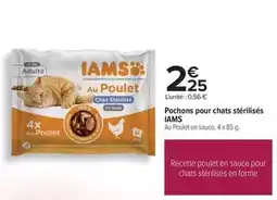 Carrefour Pochons pour chats stérilisés offre