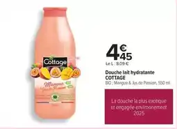 Carrefour Cottage - douche lait hydratante offre
