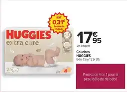 Carrefour Huggies - couches offre