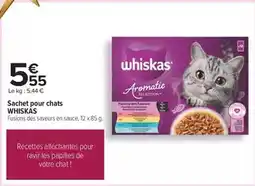 Carrefour Whiskas - sachet pour chats offre